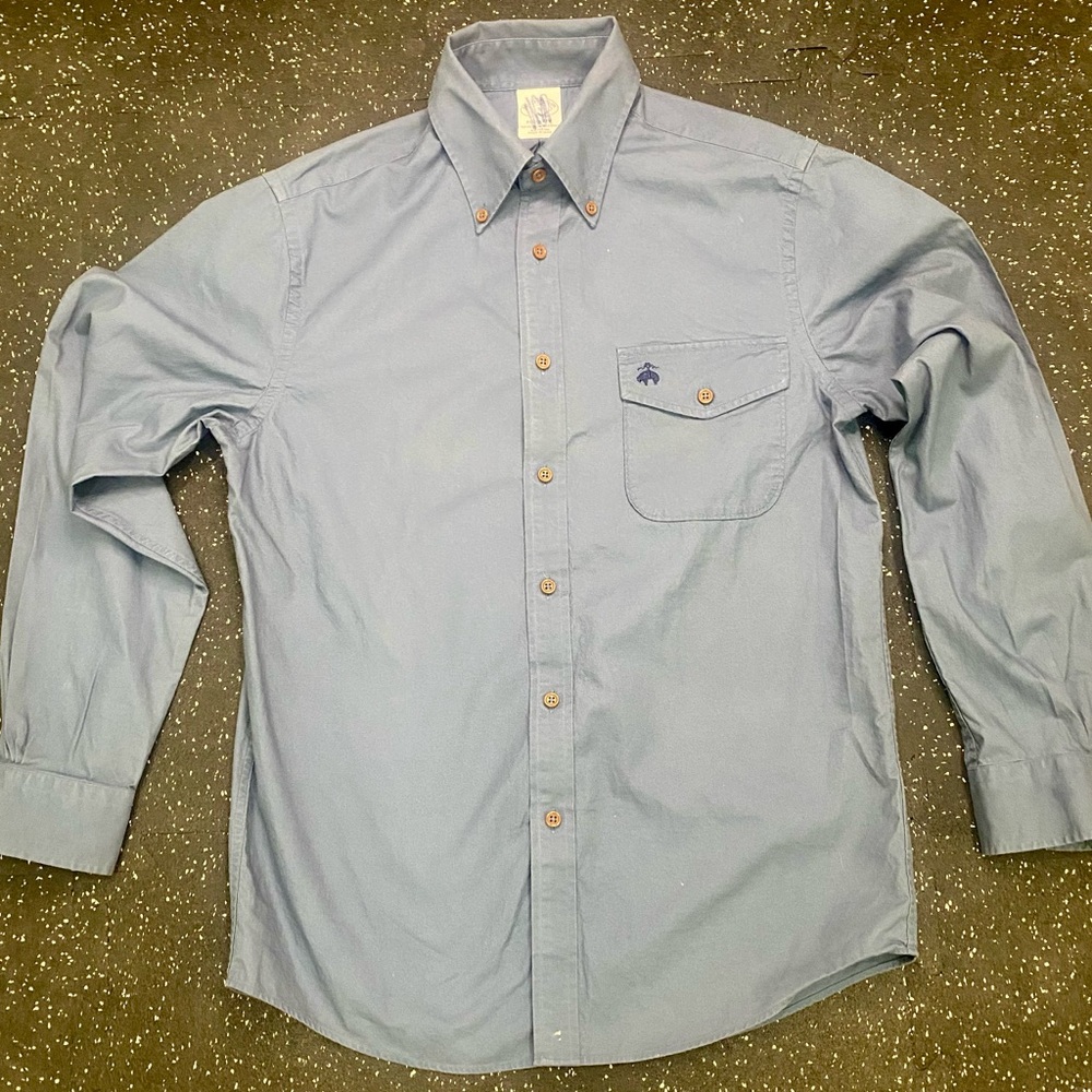 Brooks Brothers Light Blue Casual Button-Down Shirt Regent fit